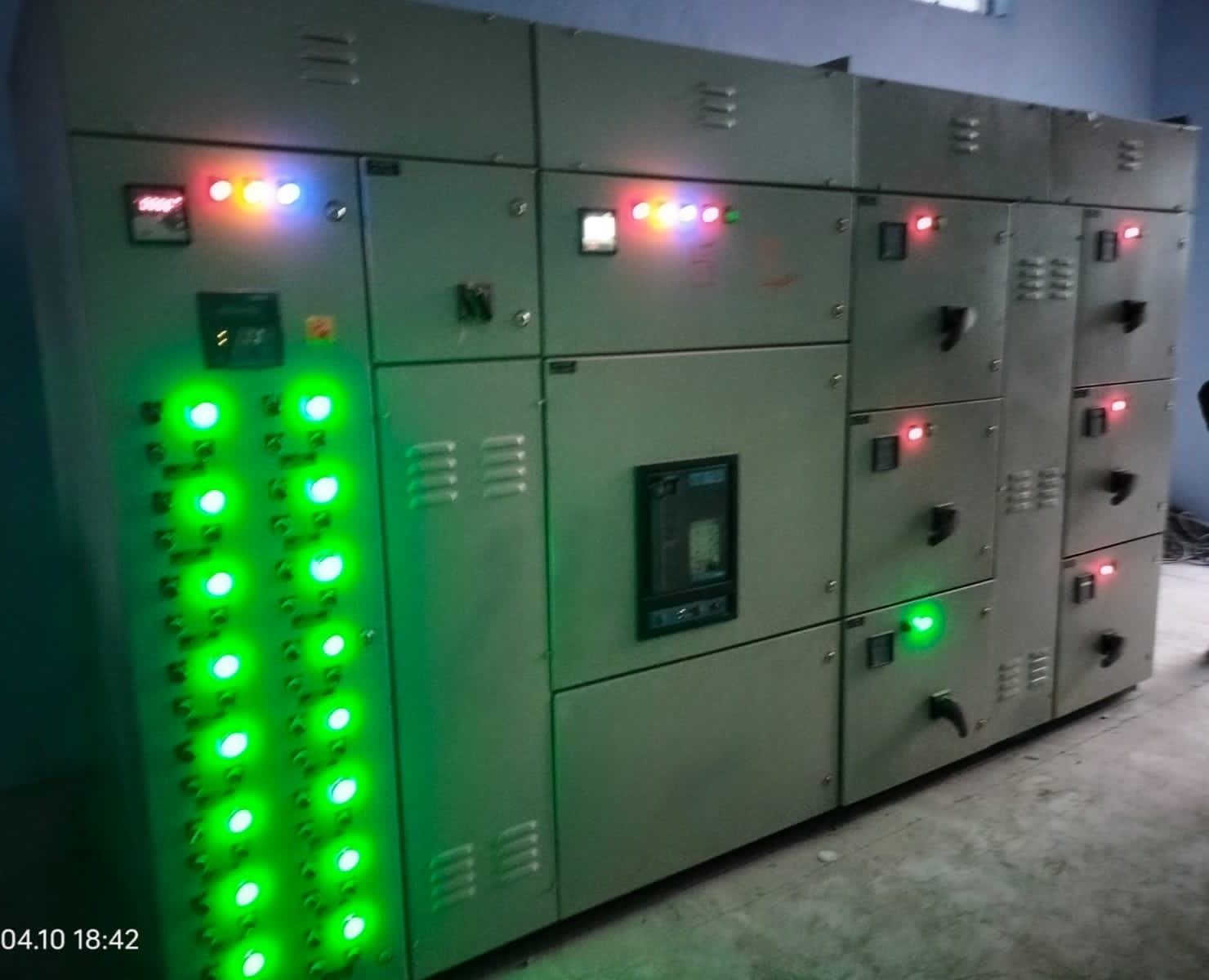 Installed electrical panel